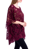 Lace Affair Caftan Poncho Tunic