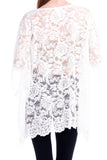 Lace Affair Caftan Poncho Tunic