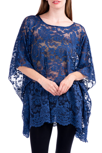 Lace Affair Caftan Poncho Tunic