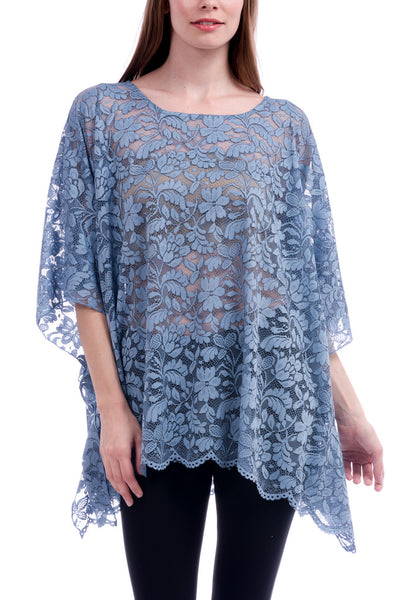 Lace Affair Caftan Poncho Tunic