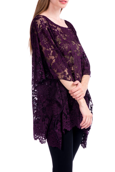 Lace Affair Caftan Poncho Tunic