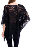 Lace Affair Caftan Poncho Tunic